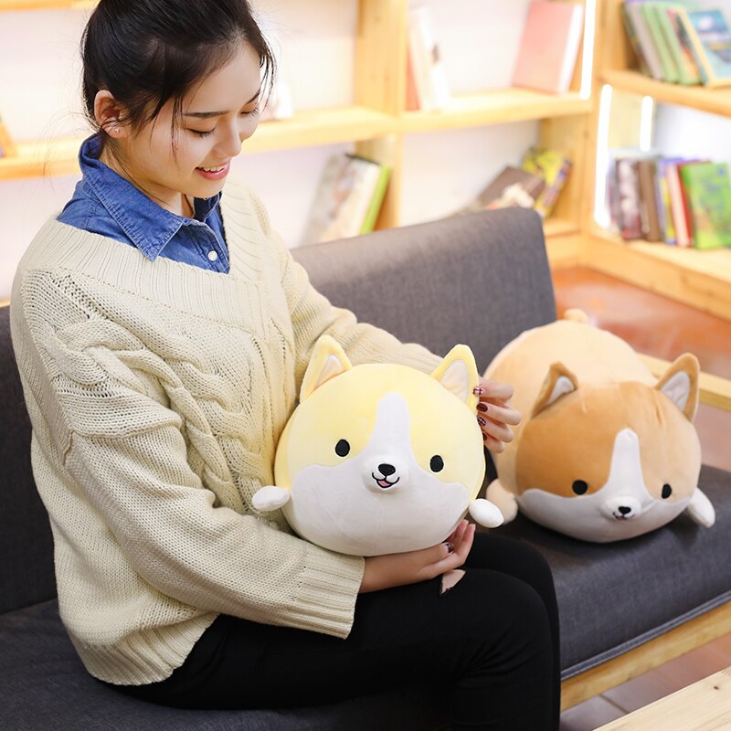 Cute Corgi Dog Plush, Small Medium, and Large