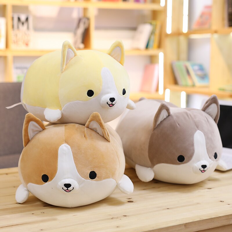 Cute Corgi Dog Plush, Small Medium, and Large