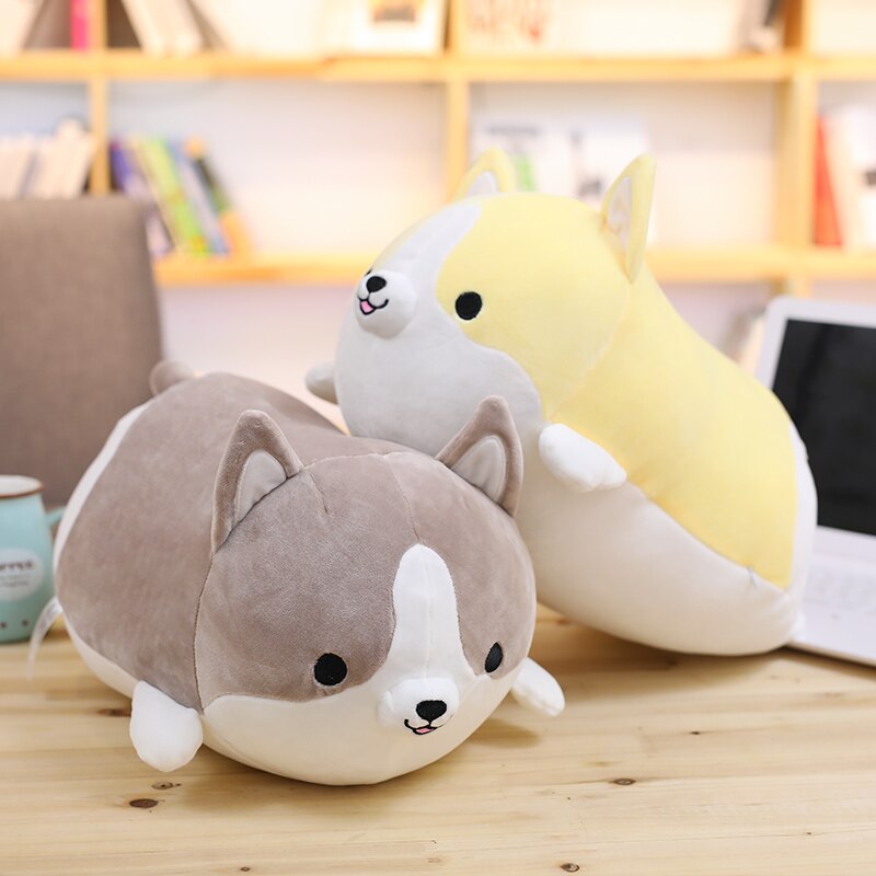 Cute Corgi Dog Plush, Small Medium, and Large